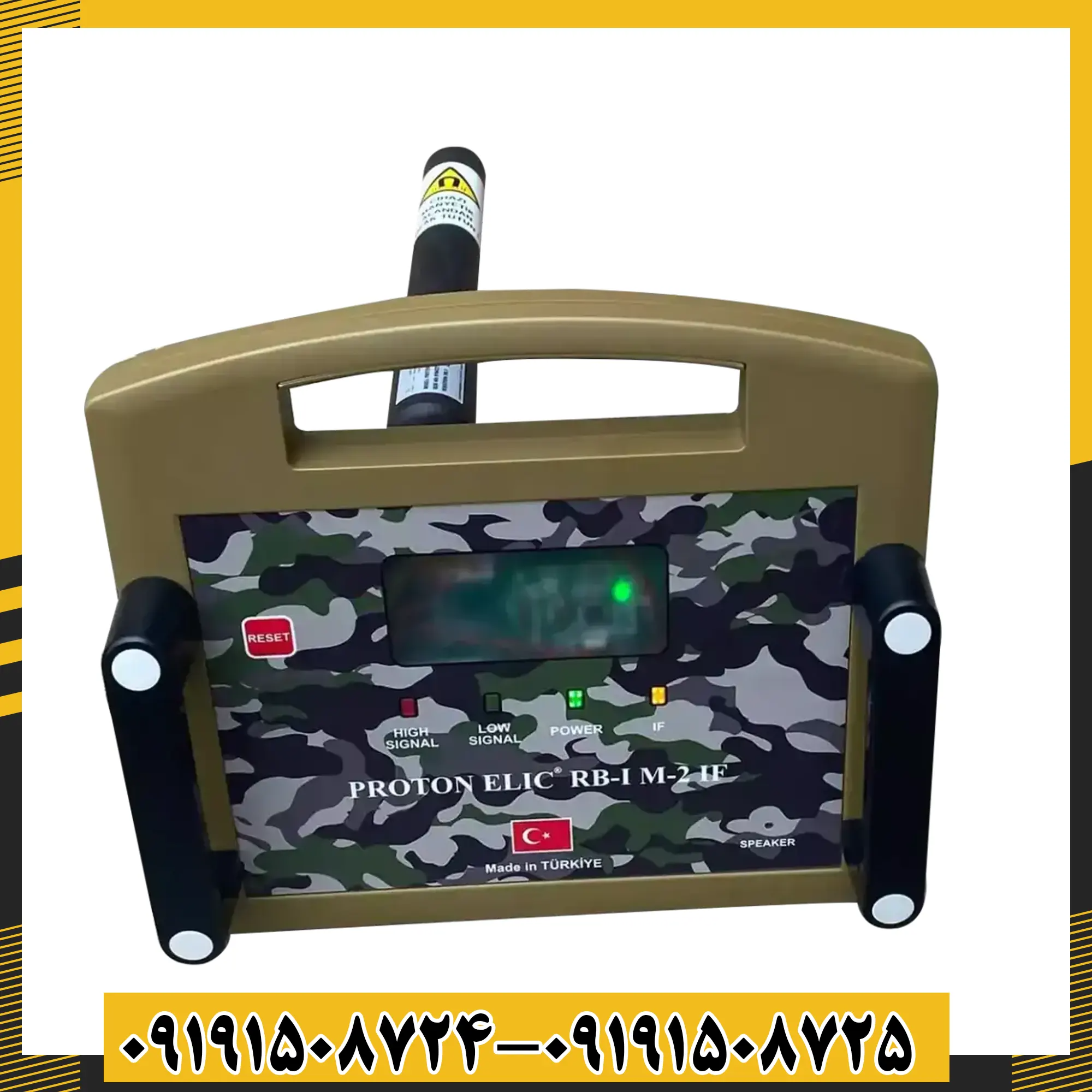 استفاده از فلزیاب پروتون RB M 2 در محیط کوهستانی برای کشف فلزات پنهان