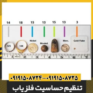 تنظیم حساسیت فلزیاب