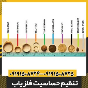 تنظیم حساسیت فلزیاب
