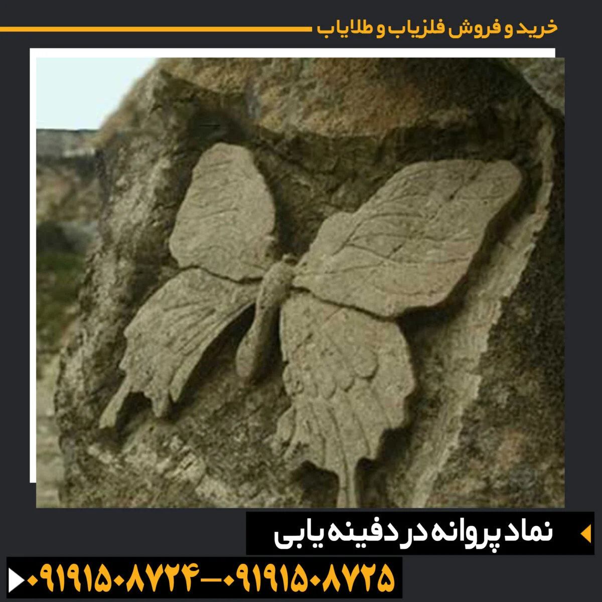 نماد پروانه در دفینه یابی