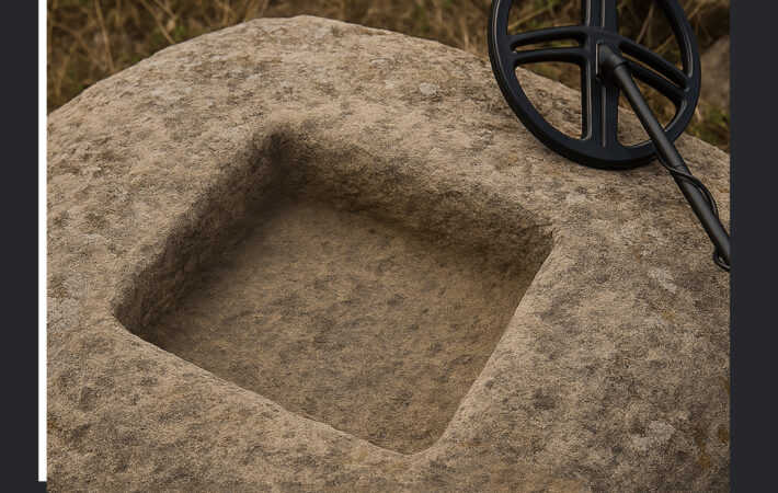 نماد مربع حک‌شده روی سنگ، مرتبط با سازه‌های چهارگوش و رمزگذاری در دفینه‌یابی باستانی 09191508725 - 09191508724