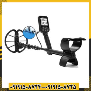 نمای نزدیک از دستگاه فلزیاب سیمپلکس پلاس با کویل جستجوی DD و طراحی ارگونومیک 09191508725 - 09191508724