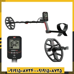 نمای نزدیک کویل Double-D فلزیاب ونکویش 360 با قابلیت جستجوی چند فرکانسه. 09191508725 - 09191508724