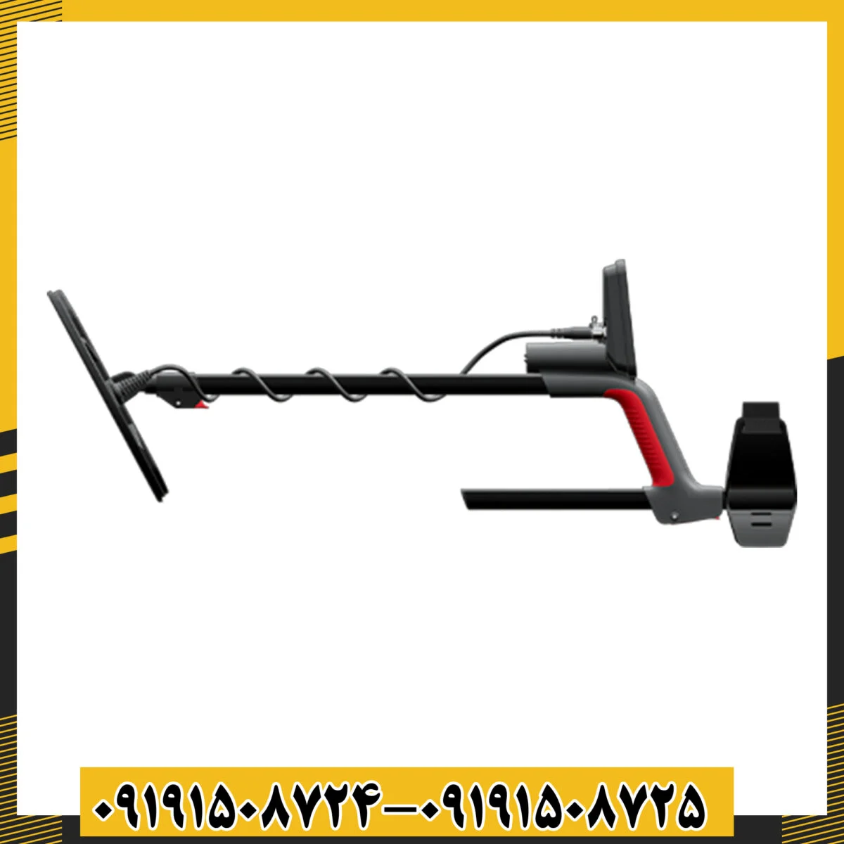نمایش صفحه LCD فلزیاب ونکویش 360 با Target ID و تفکیک فلزات فعال. 09191508725 - 09191508724