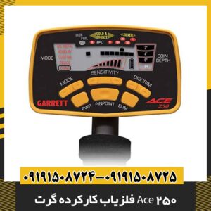 فلزیاب کارکرده گرت Ace 250 09191508725 - 09191508724
